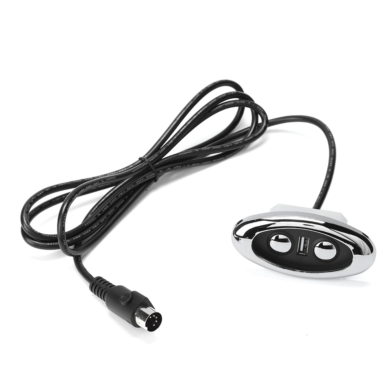Interrupteur de commande manuelle pour canapé électrique à 2 boutons avec rétroéclairage LED et entrée de port USB 12 ?29V