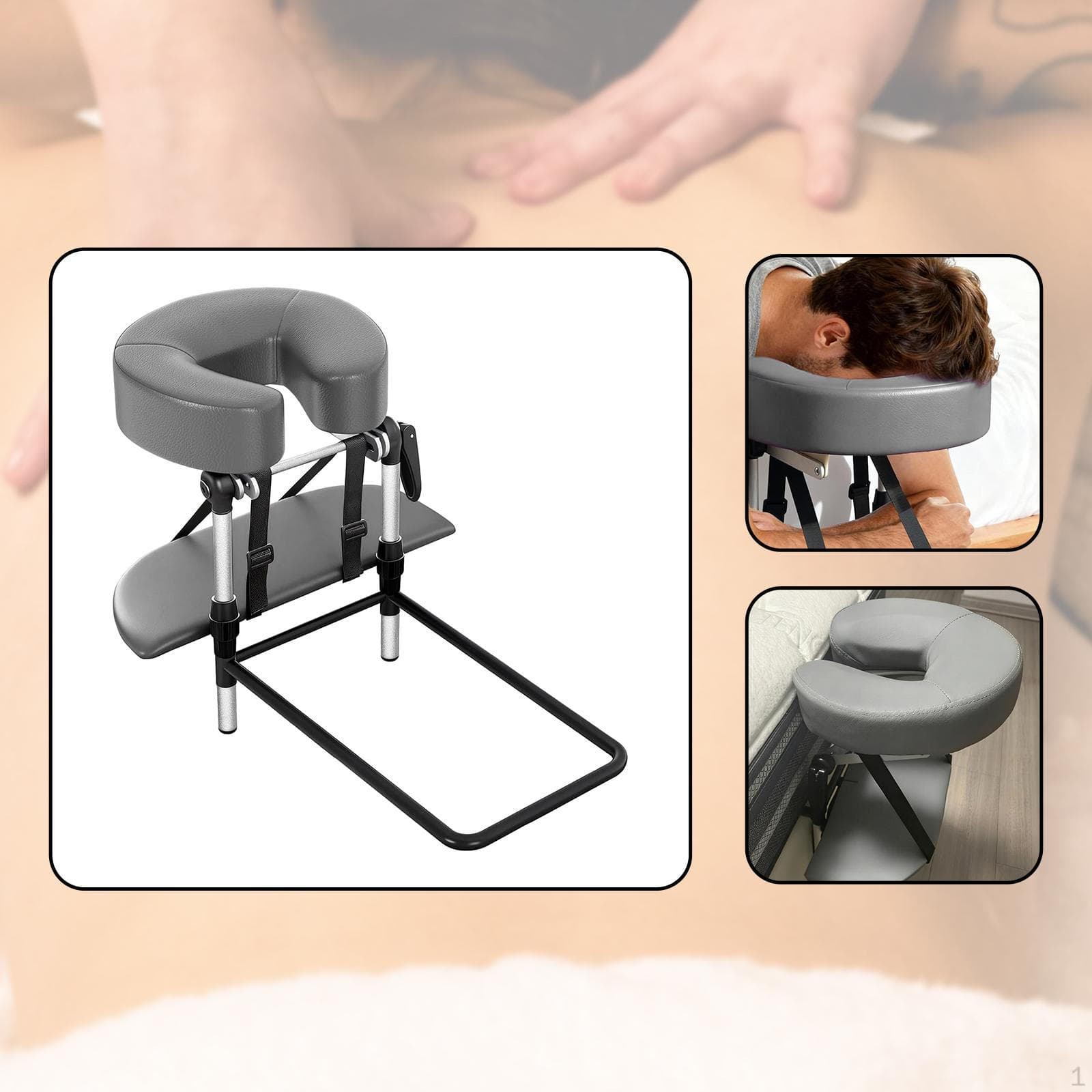 Appui-tête de Massage pour Lit Support de Repose-tête Universel Hauteur Réglable Confortable Kit Matelas Maison