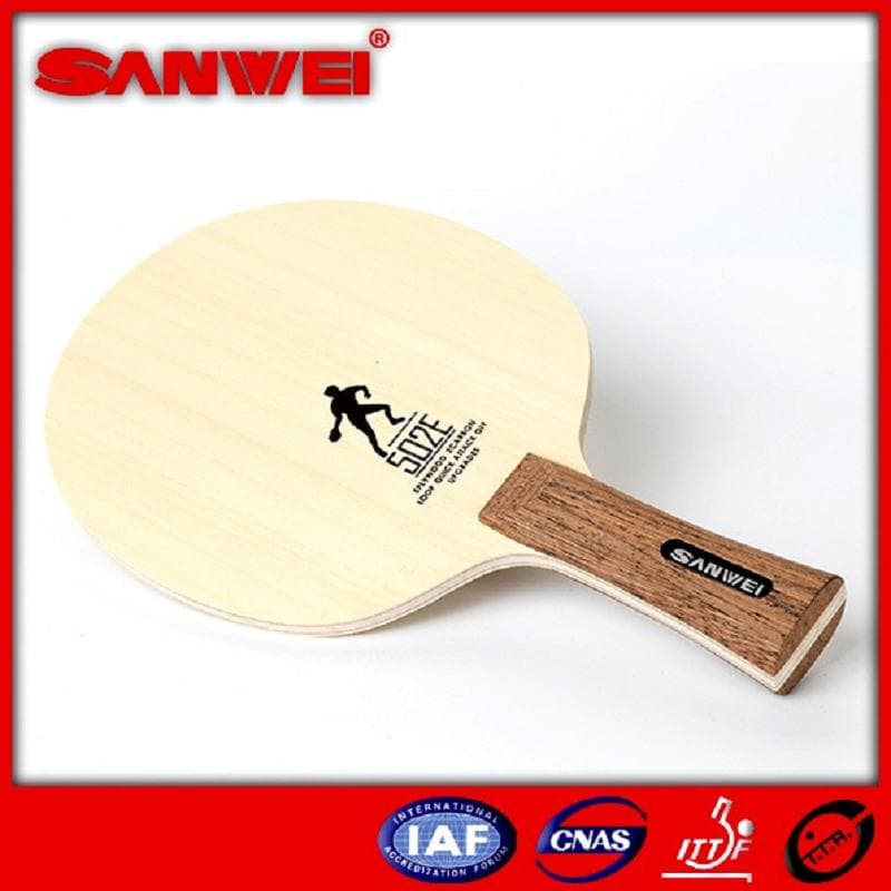 Original SANWEI 502E 5 Plis bois+2 Carbone OFF++ entraînement Original SANWEI Lame Tennis de Table Raquette Ping Pong Batte