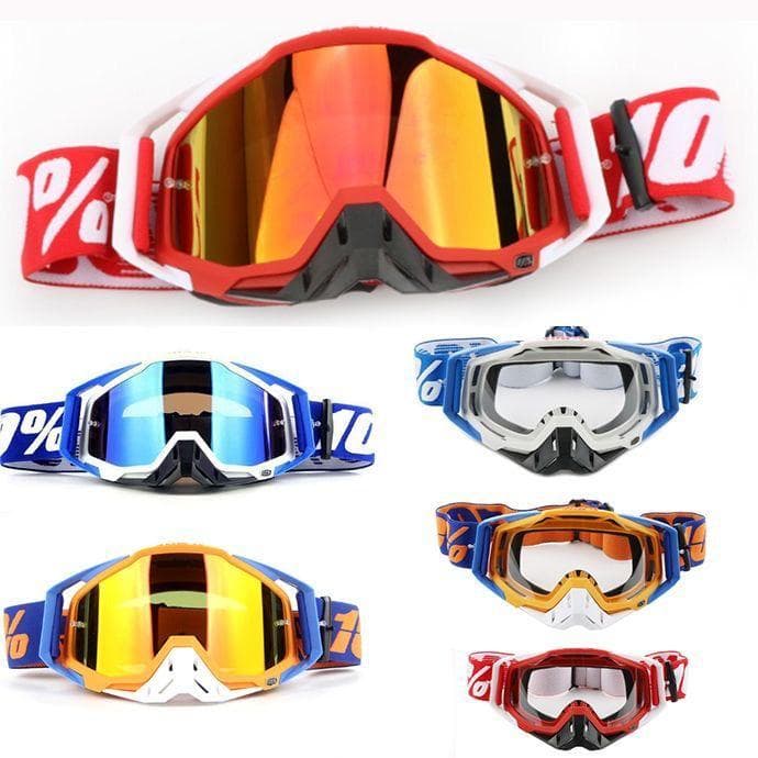 Lunettes de moto tout-terrain: Lunettes d'équitation d'extérieur anti-poussière, coupe-vent, anti-éclaboussures