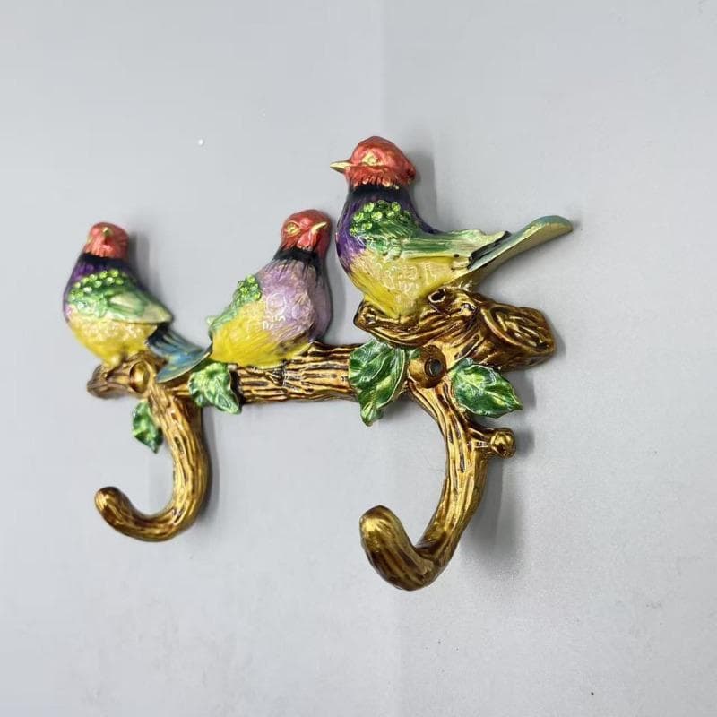 Porte-manteau décoratif mural vintage en forme d'oiseau pour suspendre vêtements, manteaux, serviettes, clés, chapeaux, Crochet mural décoratif