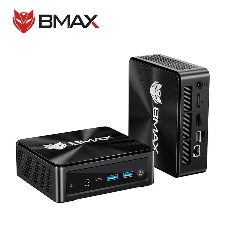 BMAX B8A Pro processeur AMD Ryzen 7 8745HS AMD Radeon 780M 16GB 512GB SSD Windows 11 WiFi Bluetooth USB HDMI type-c