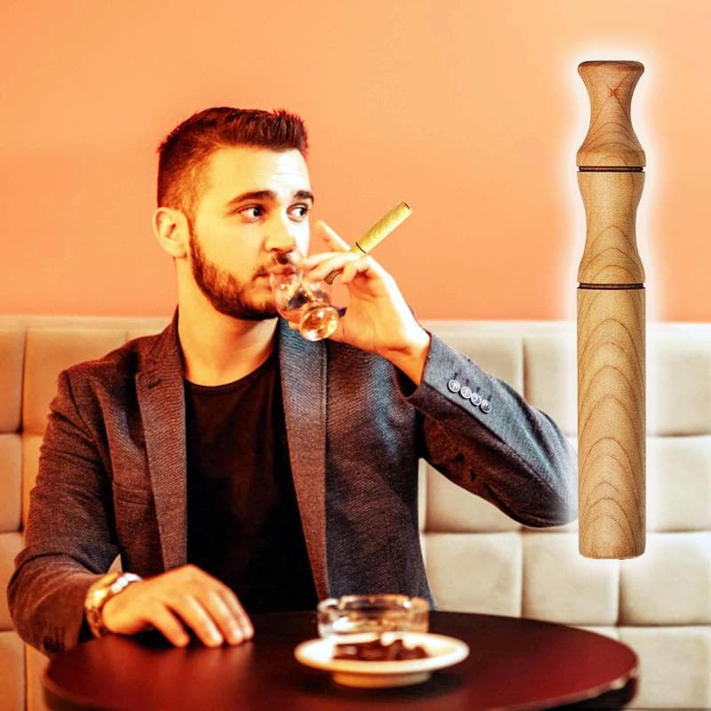Diffuseur Personnel en Bois Pour Huiles Essentielles Inhalateur d'Aromathérapie Pour Huile Essentielle, Bâtonnet Inhalateur Pour Arrêter de Fumer,