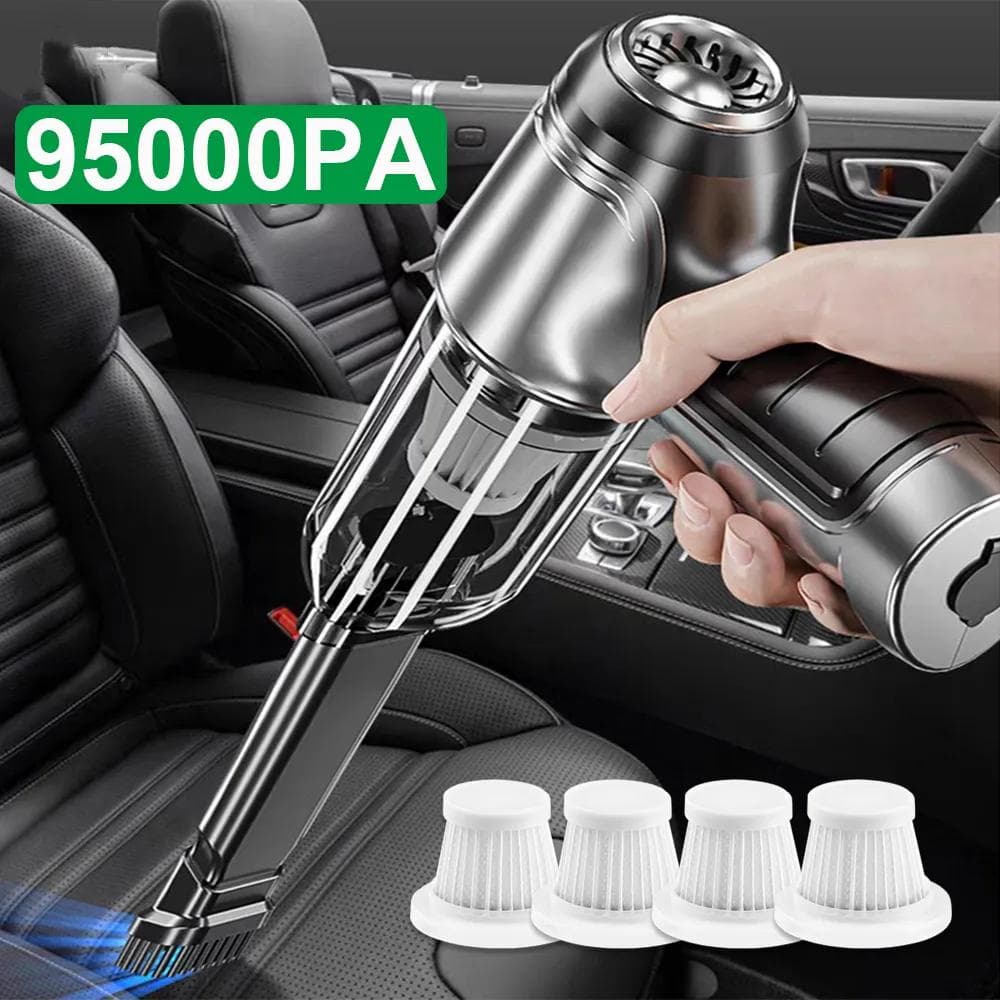 Aspirateur de voiture 95000PA forte aspiration aspirateur à main sans fil souffleur 2 en 1 aspirateur Portable pour voiture maison