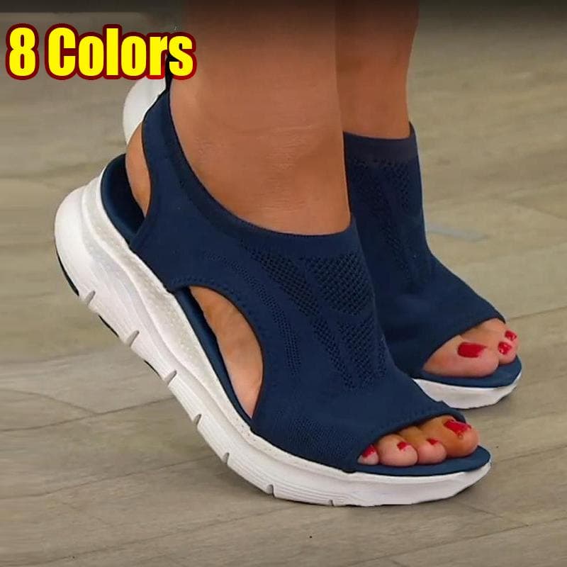 35-45 grande taille chaussures pour femmes été 2024 confort décontracté Sport sandales femmes plage sandales compensées femmes plate-forme