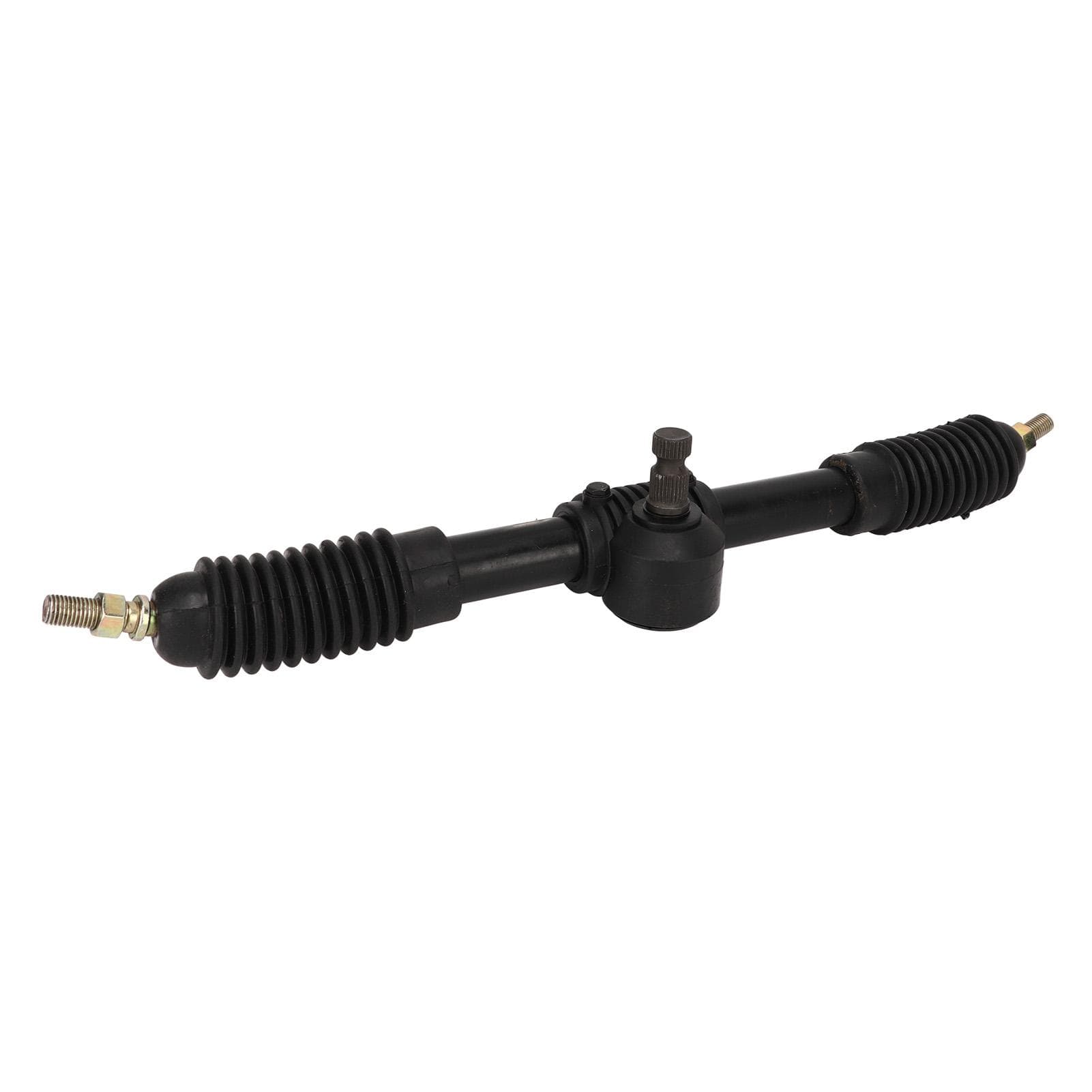 Crémaillère de direction assistée Arbre 430mm 30D Alliage d'acier Poli pour Go Kart Karting VTT UTV Moto