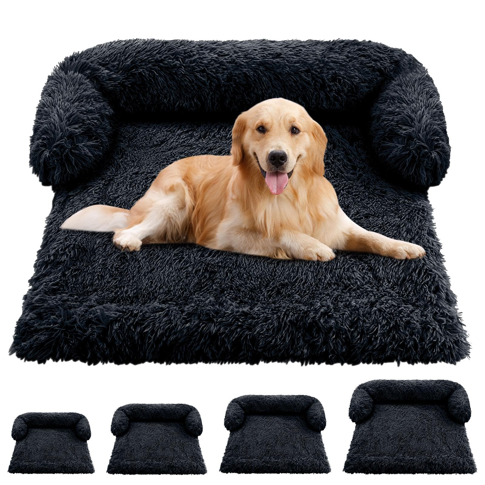 Lit pour chien, canapé pour grands chiens, maison pour animaux de compagnie, tapis de canapé, nid chaud, niche douce, coussin pour animal de