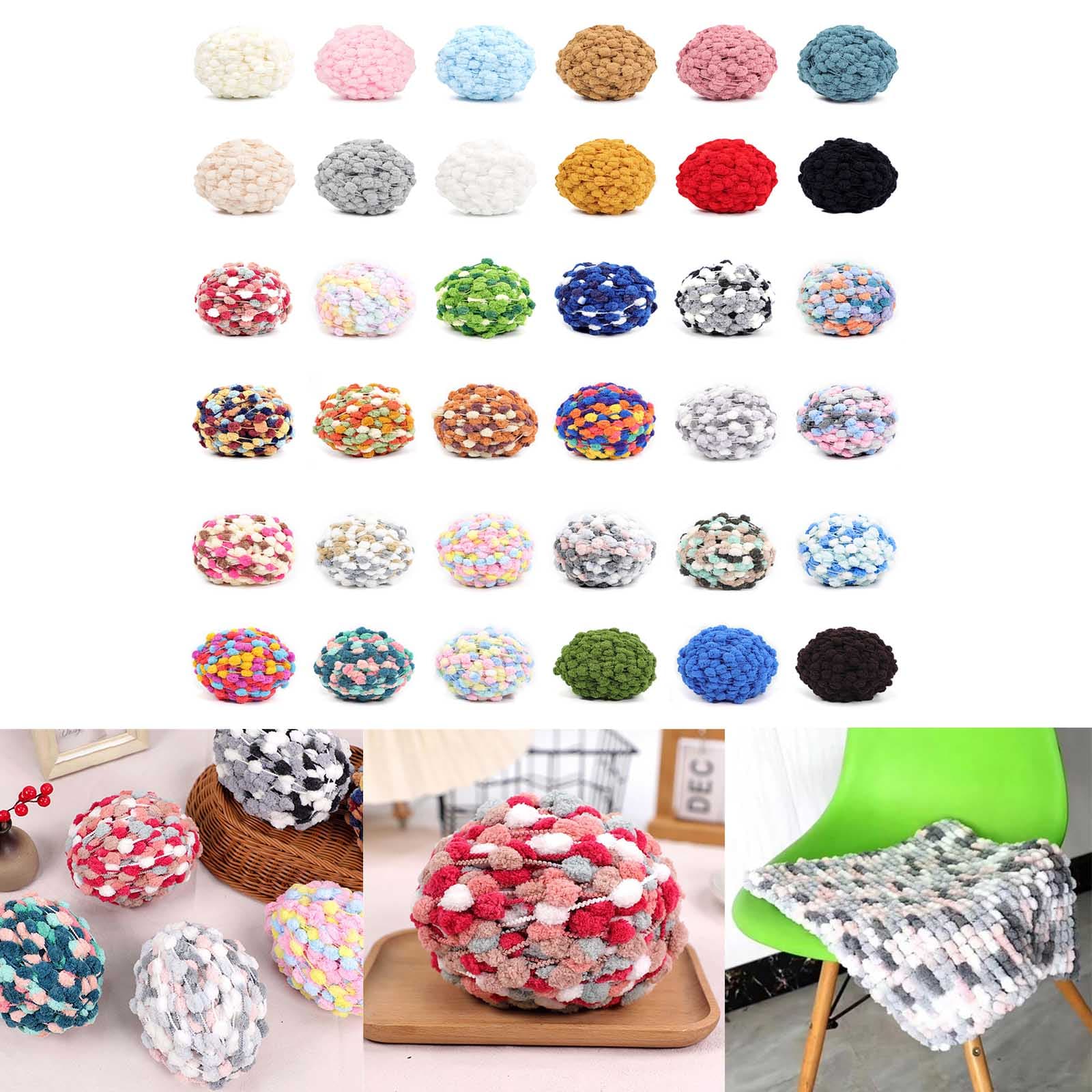 Fil à crocheter Fil Doux Délicieux Fil à Tricoter Coloré Fil à Tisser pour Tricoter Écharpe Pull Artisanat au Crochet 100g/Rouleau