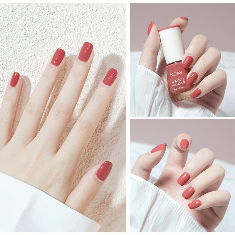 Vernis à Ongles Sans Cuisson Séchage Rapide Longue Durée Ne S'écaille Pas Huileux Imperméable Blanc Vernis à Ongles Indéchirable