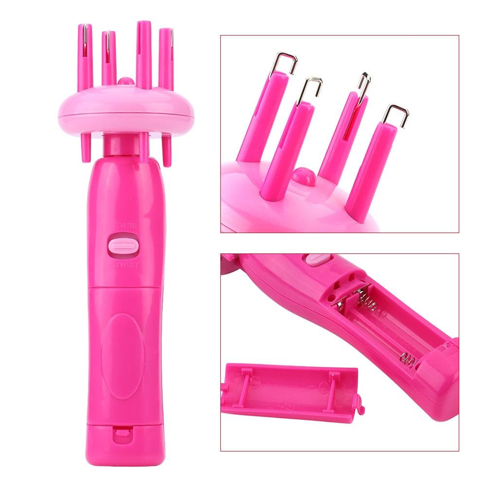 Tresseur Électrique Appareil à Tresser les Cheveux Automatique X Press Twist Tresse Cheveux Tricotés Outil de Coiffure DIY