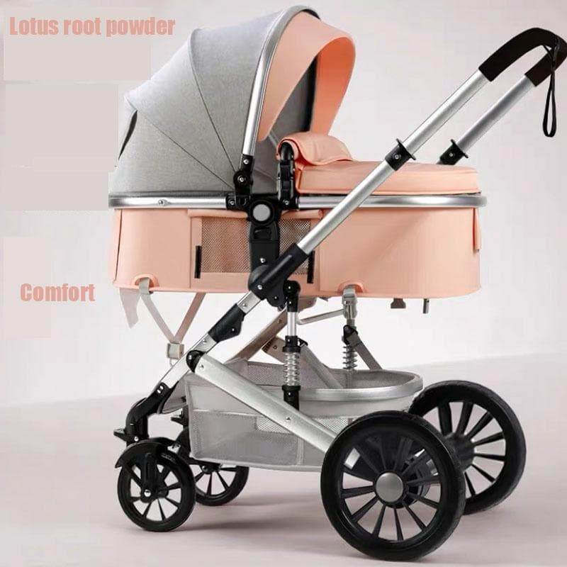 Poussette bébé meilleure qualité prix pas cher siège chariot 3 en 1 multifonctionnel avec panier de transport bébé rouge