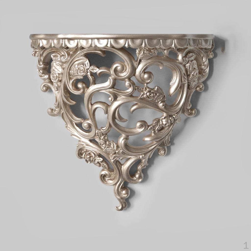 Étagère flottante de style européen pour meubles de télévision, bibliothèque, livres photo, vase, présentoir, organisateur
