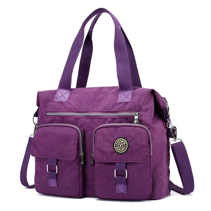 Sac à bandoulière pour femmes Décontracté et léger Tendance et à la mode Sac à main de voyage de grande capacité rouge rose