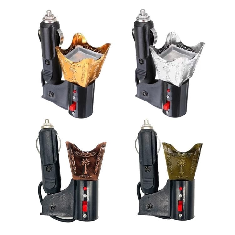 Brûleurs d'encens électriques pour voiture Diffuseur d'encens à brancher Porte-encens Bakhoor du Moyen-Orient Portables Brûleurs d'encens