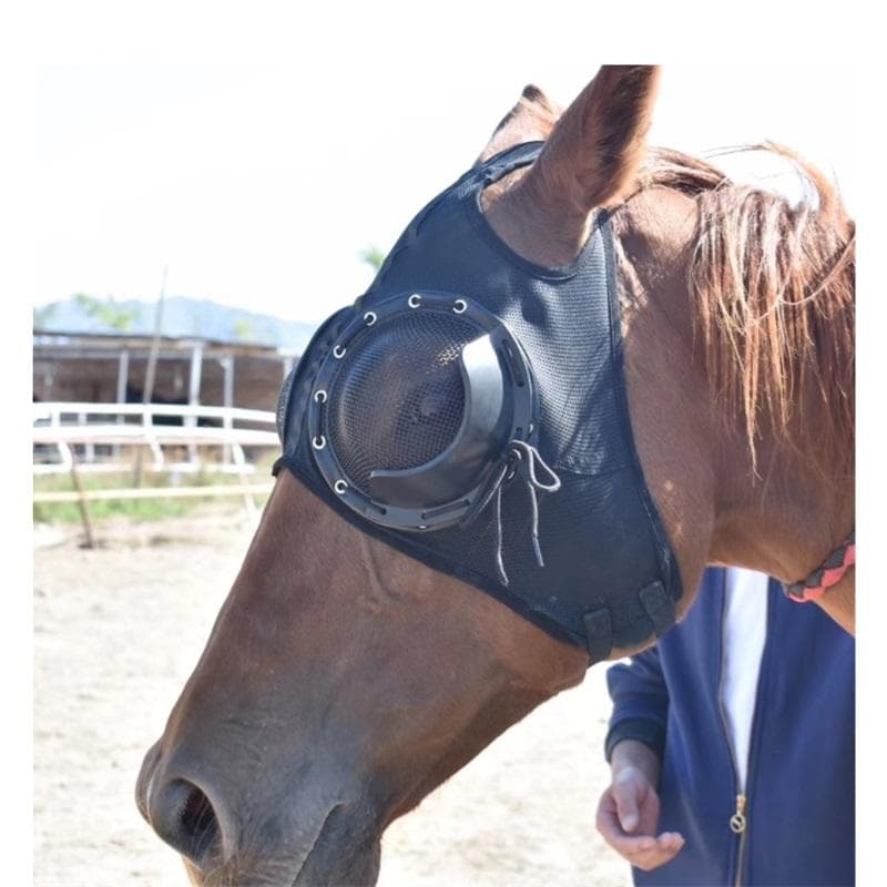 Couvre-tête de cheval, masque coupe-vent pour les yeux, lunettes de course de vitesse, masque en maille, trachome, housse de faisceau de câbles,