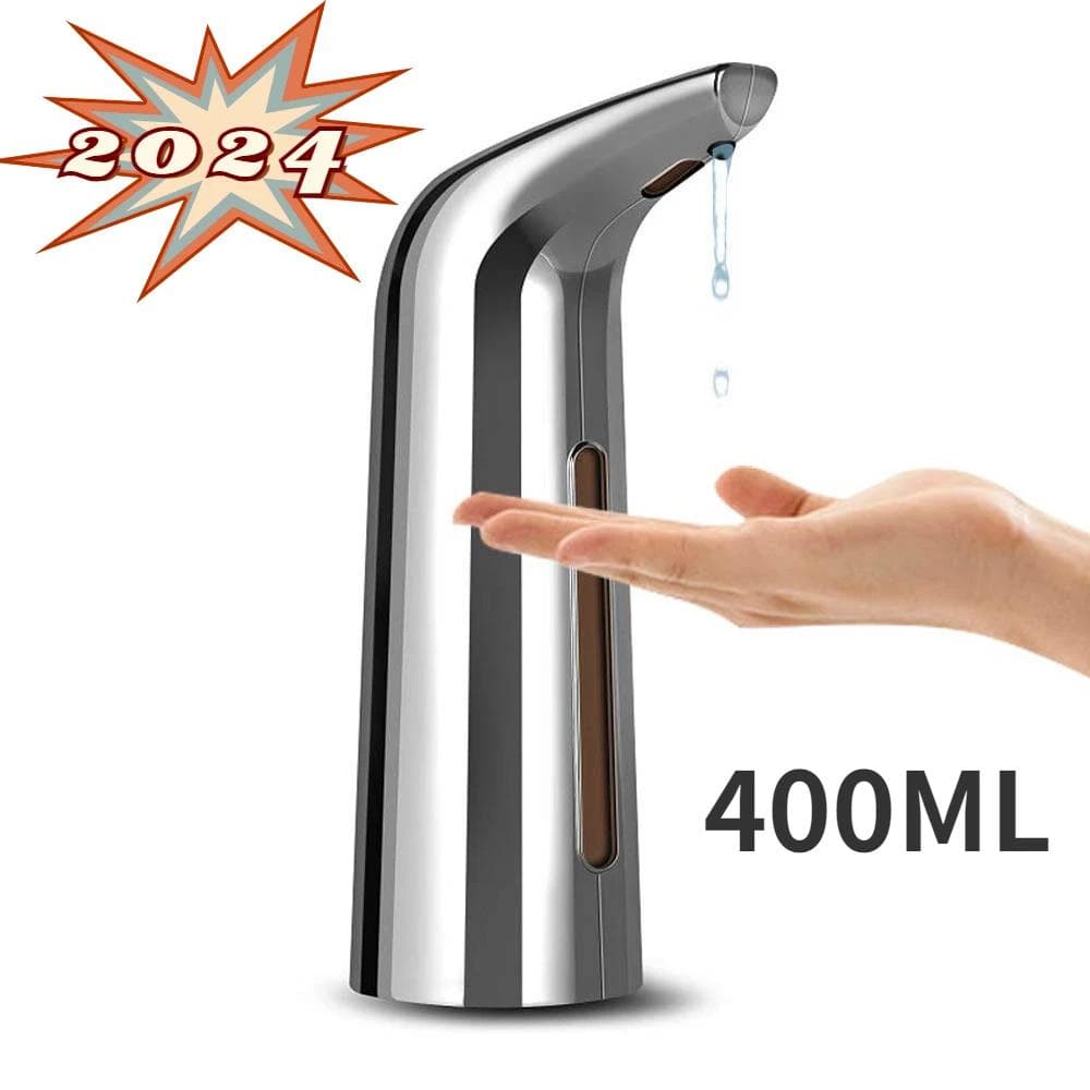 Distributeur automatique de savon liquide 400 ml, accessoires de salle de bain, distributeur de savon et de gel, désinfectant intelligent pour les