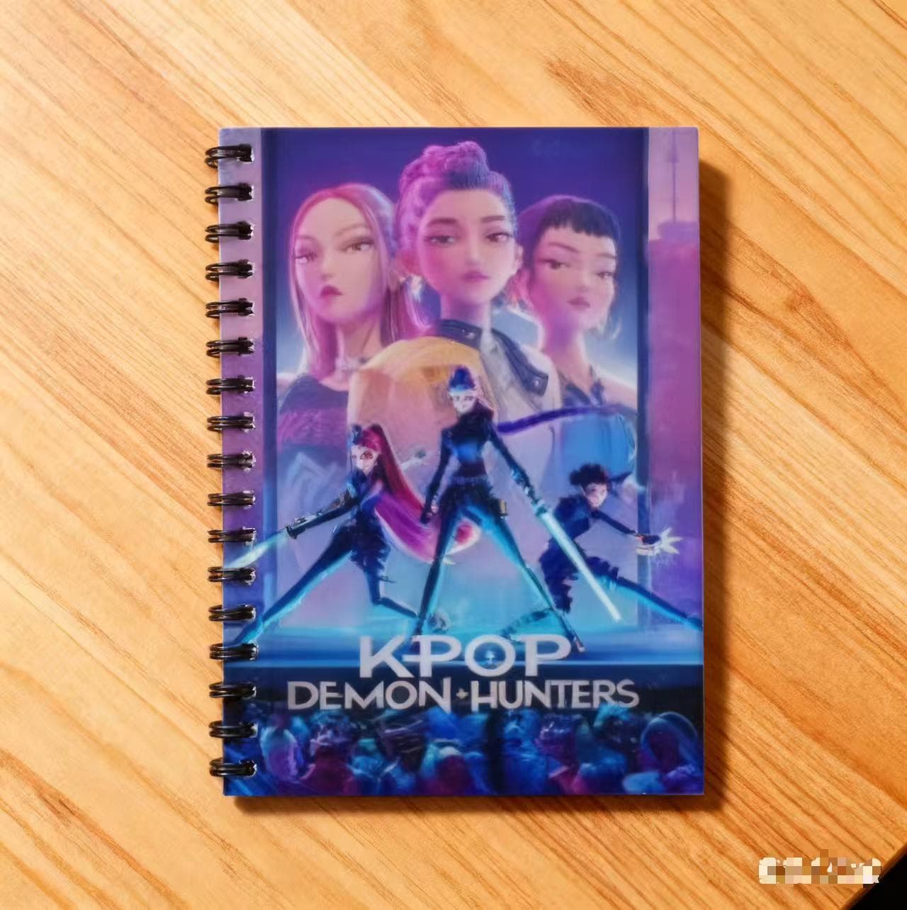 A6 K-pops Chasseurs de Démons Anime Kawaii Cahier Étudiant Autocollant à la Main Livre de Messages Livre de Journal Livre de Peinture Livre de