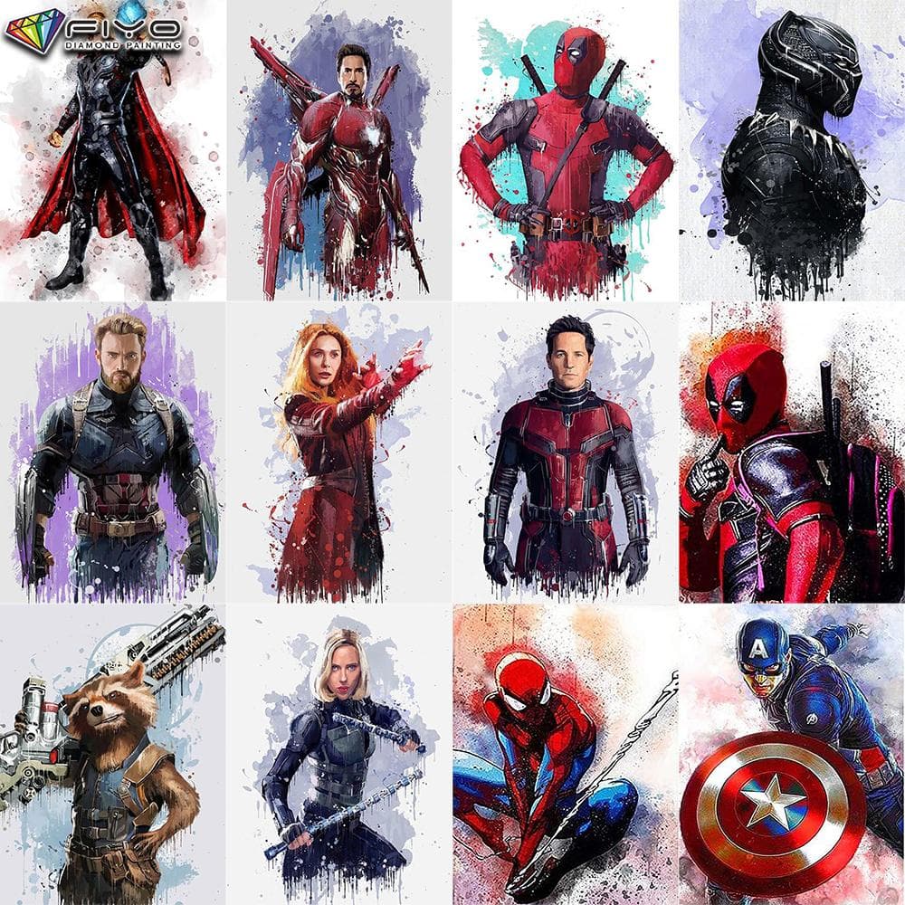 Diamant broderie Spiderman 5D bricolage diamant peinture point de croix strass