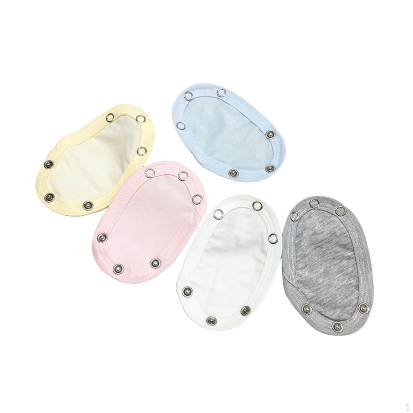 5 Pièces Installation Rapide avec Boutons-Pression Extension pour Body Bébé Style A cm