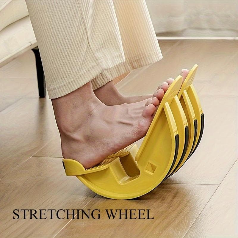 1 pièce Roue d'étirement - Entraîneur de jambes à résistance manuelle, non électrique, matériau plastique, équipement professionnel pour le