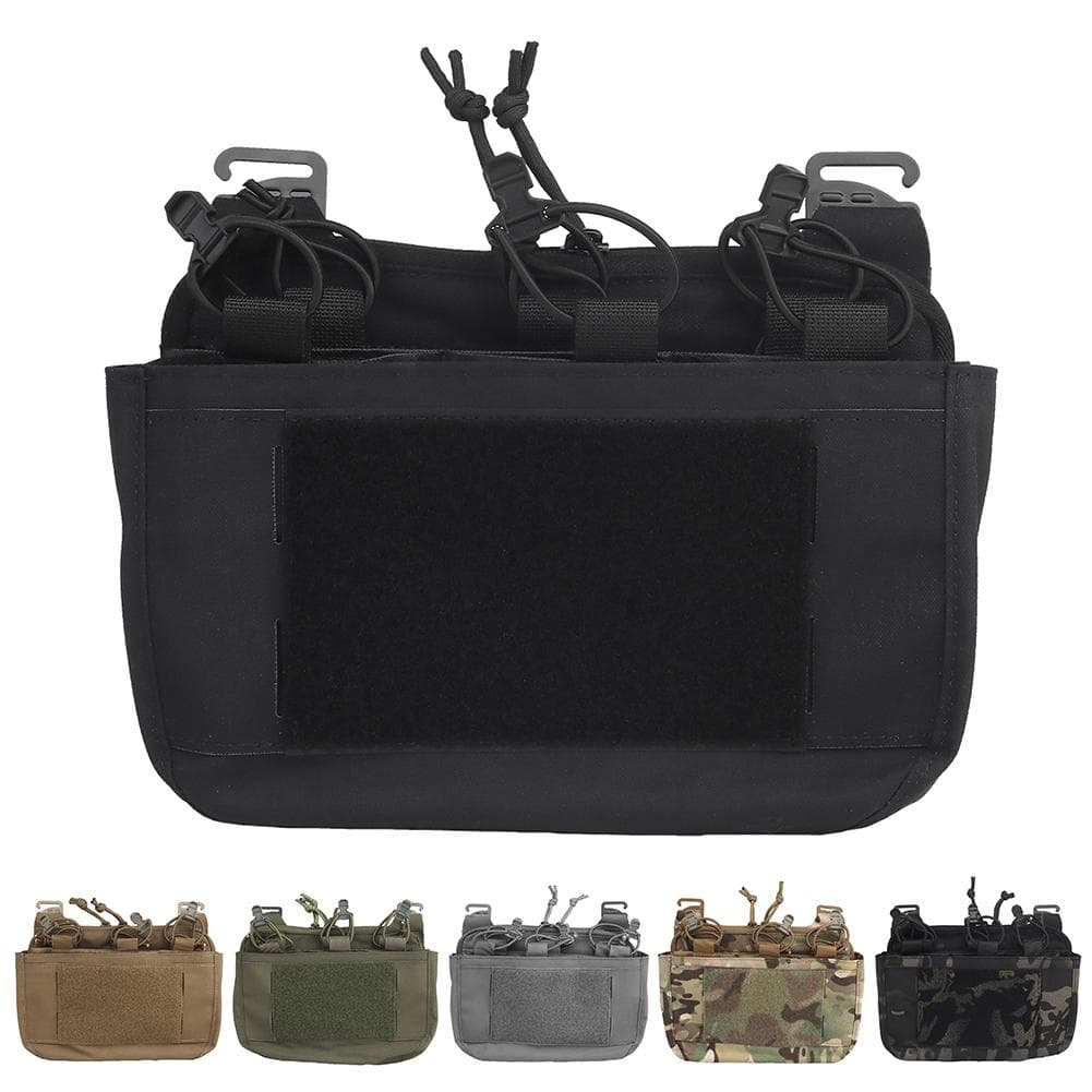 G Hook DOPE – sac de taille à Double couche avec rabat avant, Triple insertion de magazines, poche kangourou pour gilet de planche FCPC FCSK