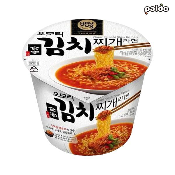 Paldo Omori Kimchi Ragoût Ramen En Tasse 150g (2 possibilités)