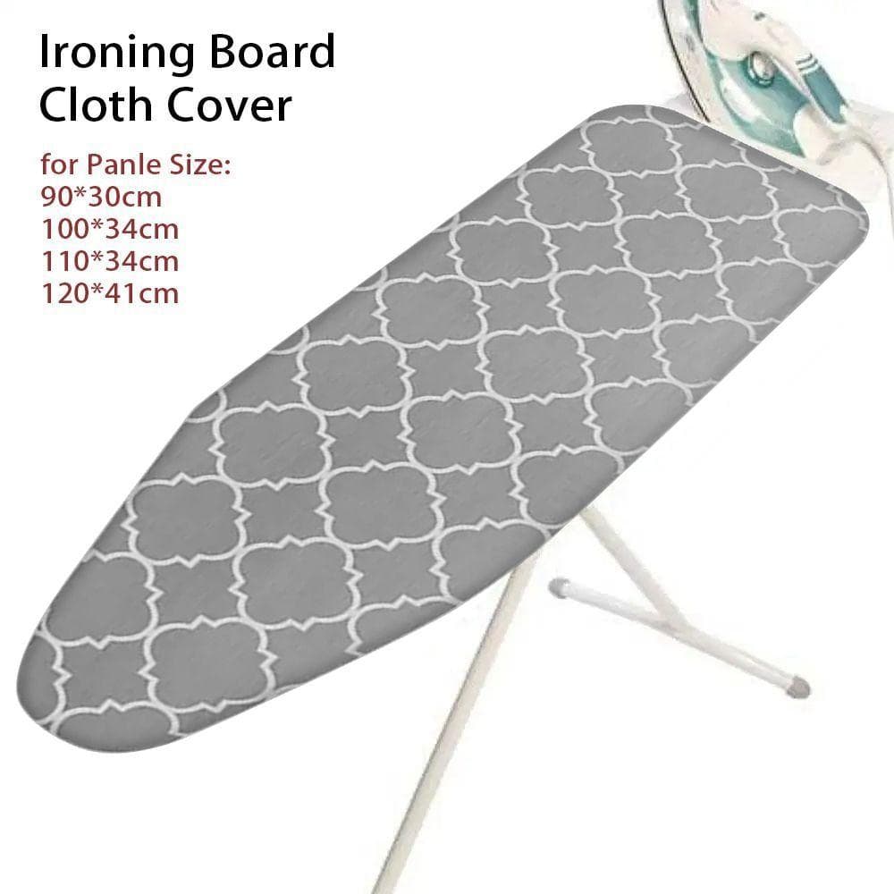1 housse de protection thermique en coton épais avec bord élastique pour table à repasser