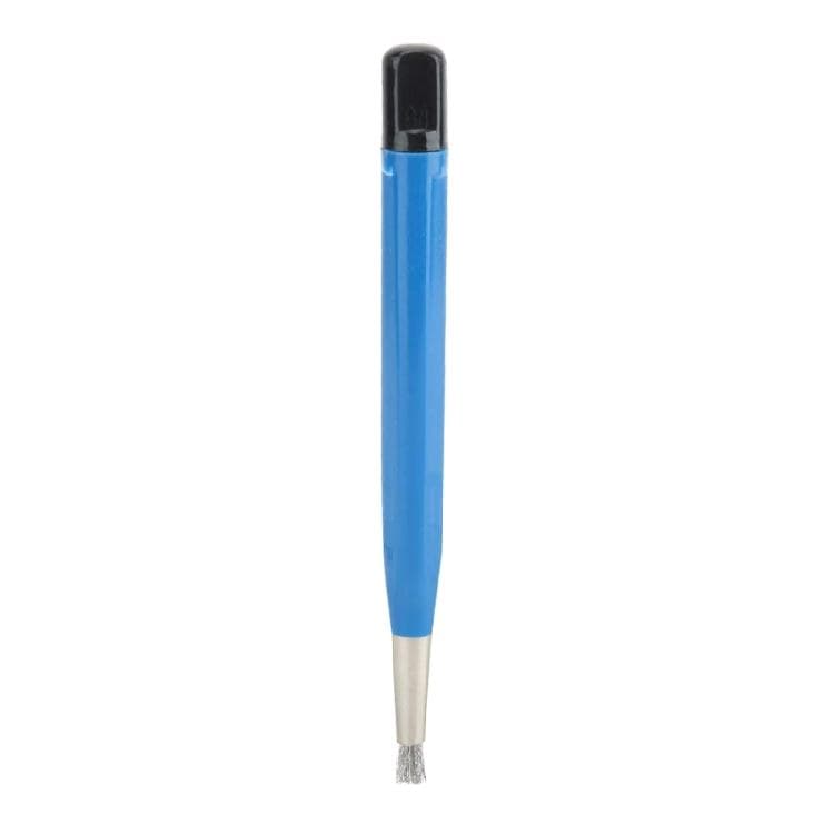 Outil de nettoyage de pièces de monnaie et d'entretien de montres Stylo-pinceau en fibres d'acier Outil de nettoyage