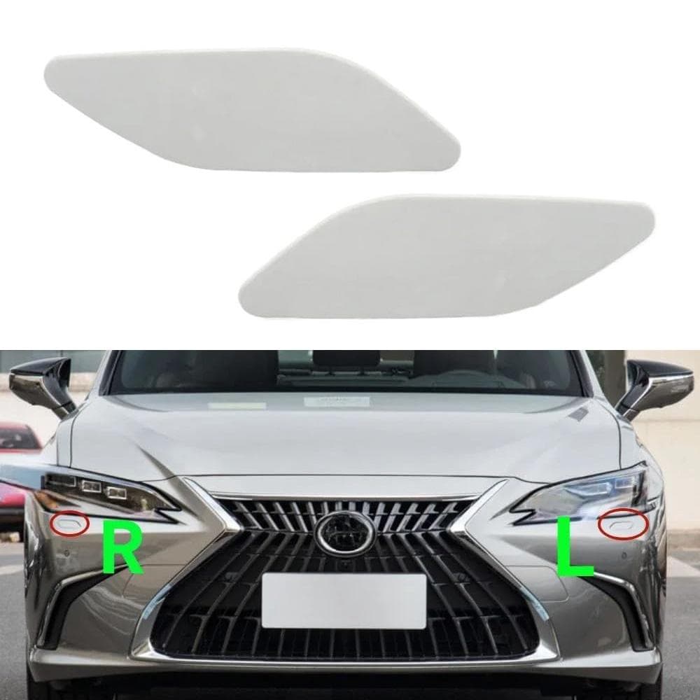 Paire Avant Pare-chocs Lave-phare Couvercle Bouchon Pour Lexus ES200 ES300h 2018-21