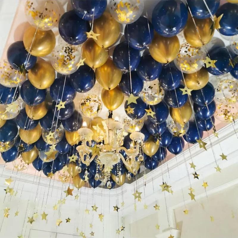 30/38 Pièces Confettis Ballons en Latex Décoration Fête d'Anniversaire Décoration de Mariage Baby Shower Globos Ballons à Air Transparents