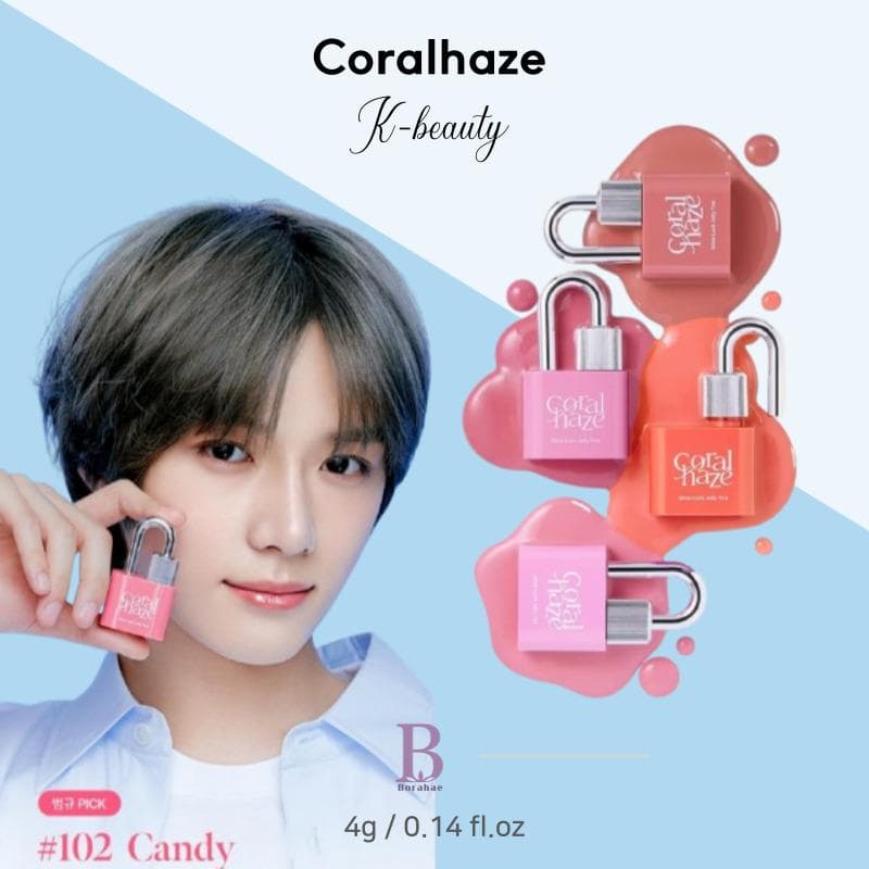 Coralhaze Beomgyu  TXT Glow Lock Jelly Teinte
