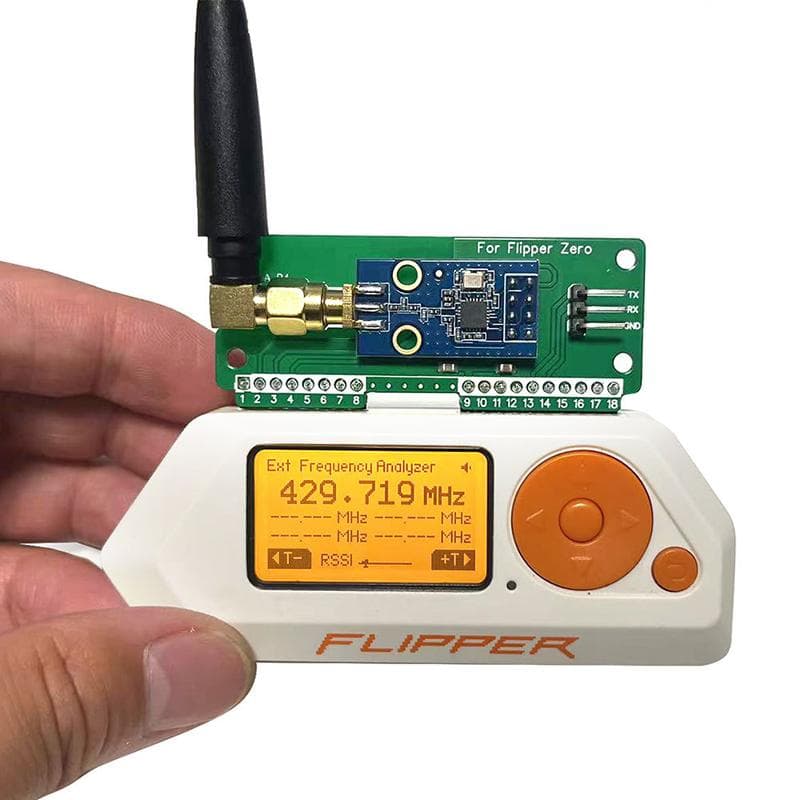 Pour Flipper Zero Cc1101 Module de modification Module Subghz 433Mhz avec antenne Sma Module émetteur-récepteur sans fil vert