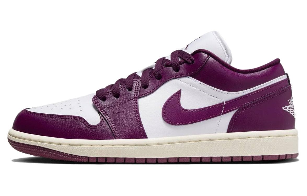 Jordan 1 Low Bordeaux Femme DC0774-161 cm