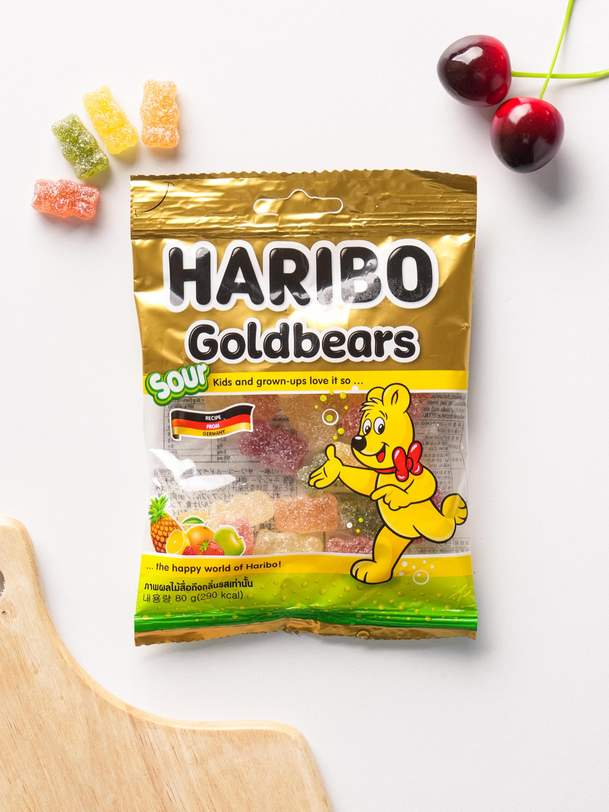 Haribo Ourson d'Or Bonbon Gélifié Acide 80g