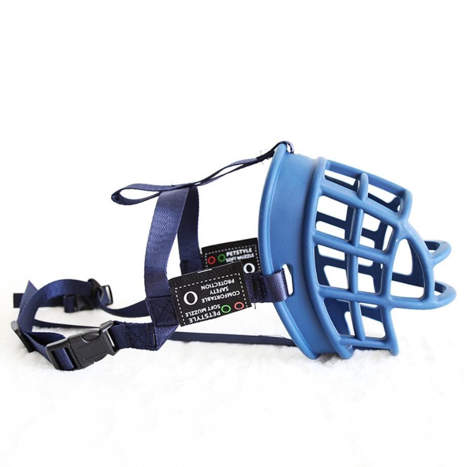Panier Muselière pour Chien Petstyle, Empêche de Mordre, Mâcher, Dispositif Anti-Aboiement pour Chiens Moyens et Grands, Durable, Confortable,