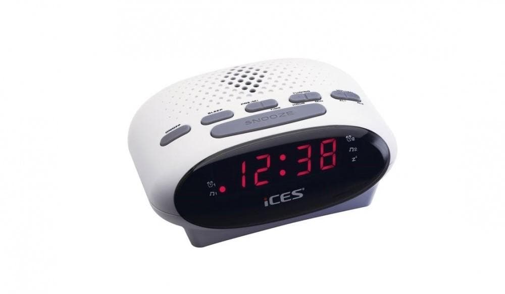 Radio-réveil Lenco Icr-210 Blanc