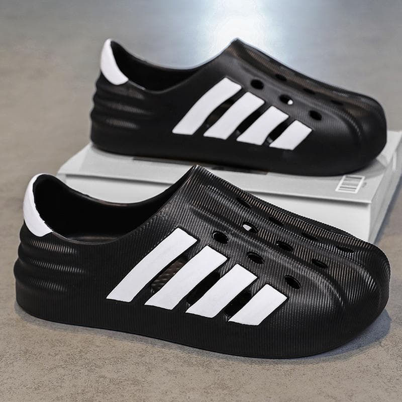 Chaussures d'été pour hommes, sandales de couple, chaussures de plage pour vêtements d'extérieur, sabots cm