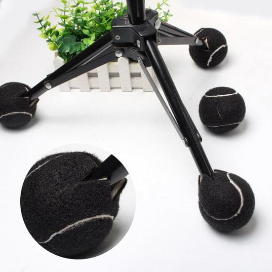 4 Pièces Pré-Découpées Balles de Tennis pour Déambulateur pour Pieds de Meubles Protection de Sol Déambulateur Universel rose