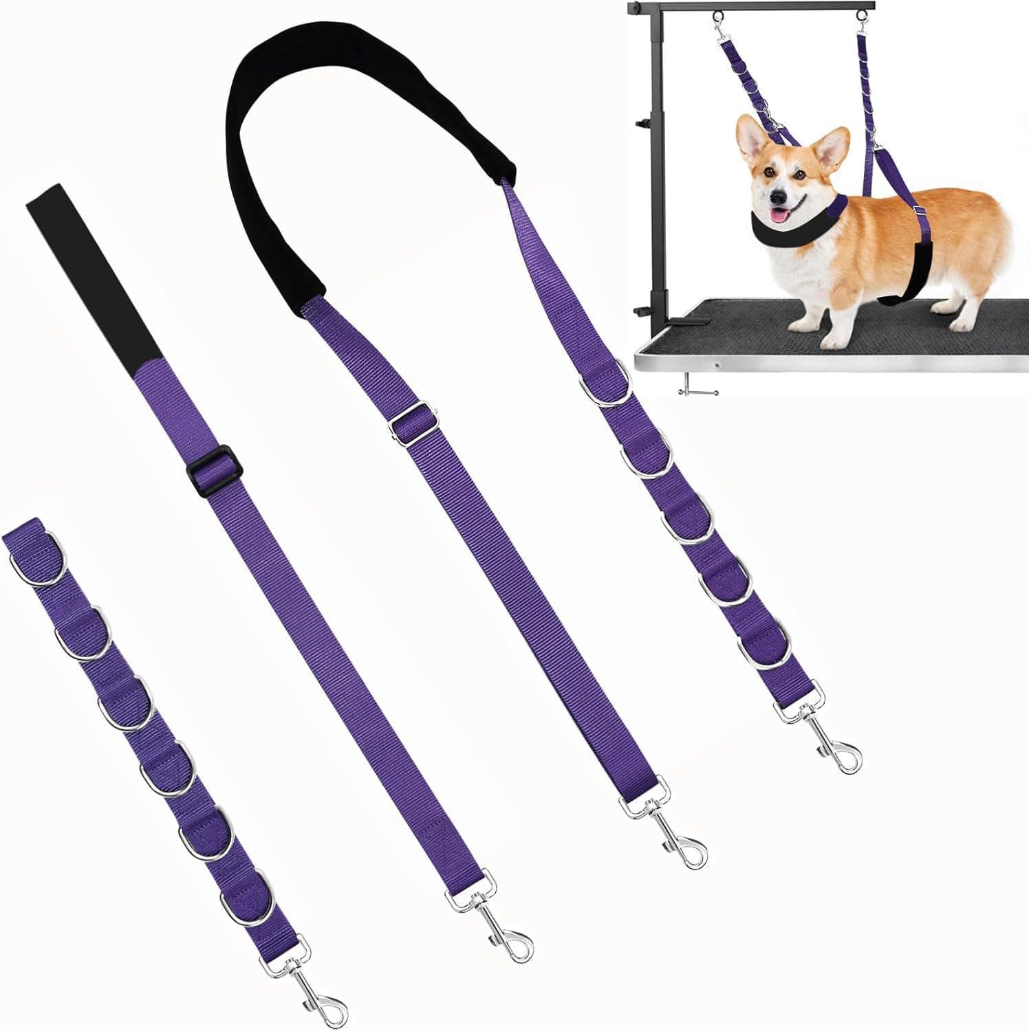 Sangle suspendue pour toilettage canin pour le bain et la table de toilettage vert