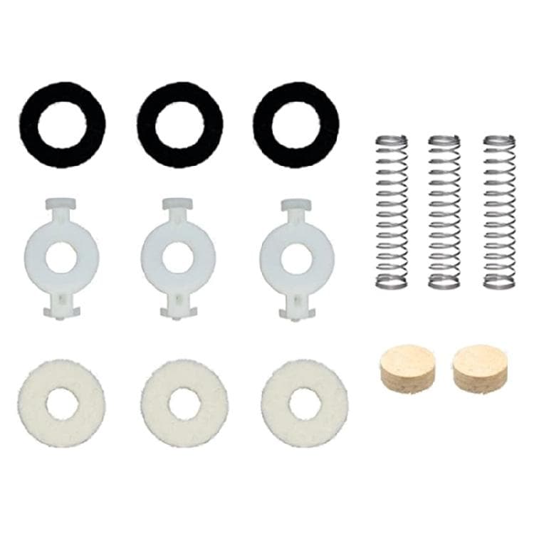 Set de réparation de trompette, Pièce d'outil pour trompette comprenant Guide de piston de trompette Rondelle en feutre