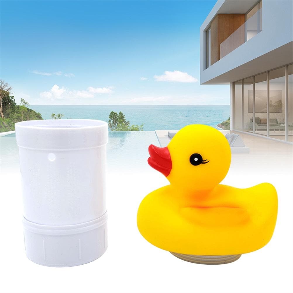 Nettoyeur de Piscine Distributeur Flottant Automatique de Chlore en Forme de Canard pour Piscine Spa