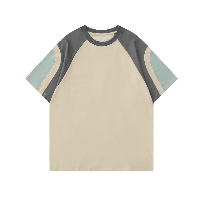 Un T-shirt Manches Courtes Color-blocking Clair 100% Coton Bardot pour Femme cm rouge