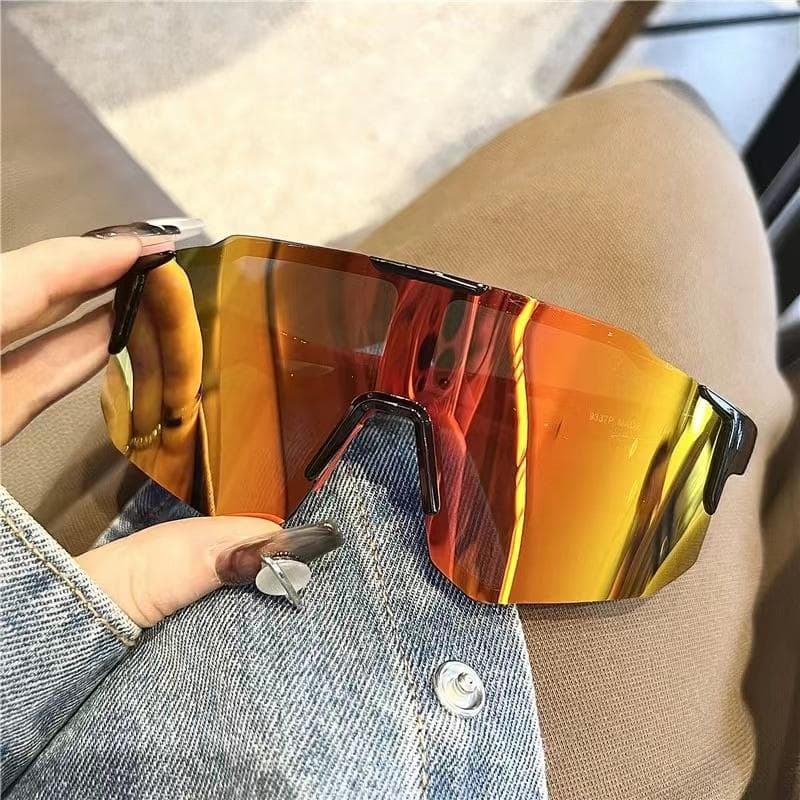 Lunettes de soleil de vélo Rexxar Protection UV400 Lunettes de cyclisme d'extérieur pour VTT Sport de route Pêche Lunettes