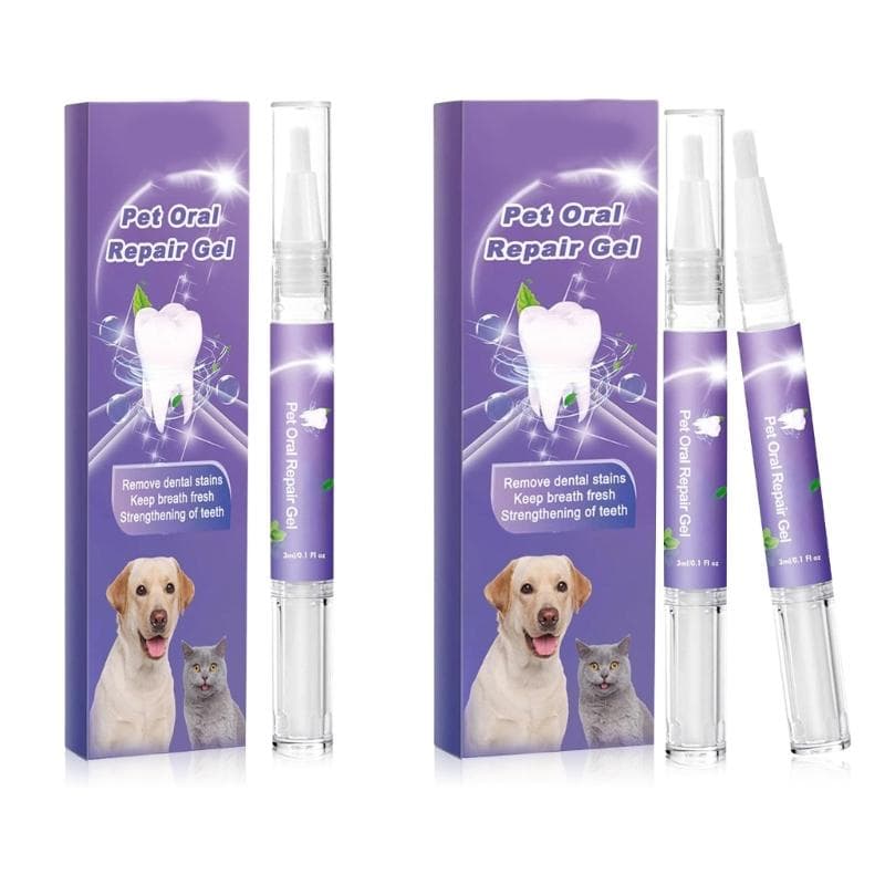 Gel Professionnel OralRepair pour Animaux pour le Nettoyage Profond des Dents Chien Gel de Réparation Santé Orale Formule Douce Désodorisation