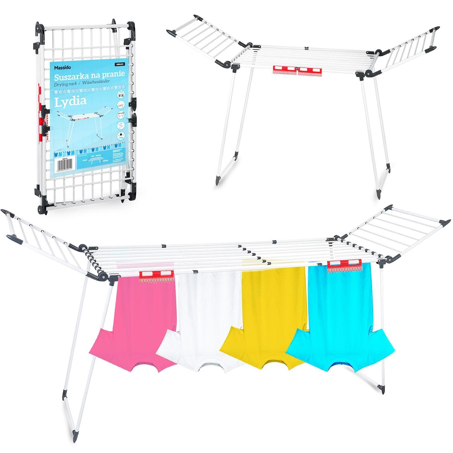 SÉCHOIR À LINGE TÉLESCOPIQUE 27m XXXL