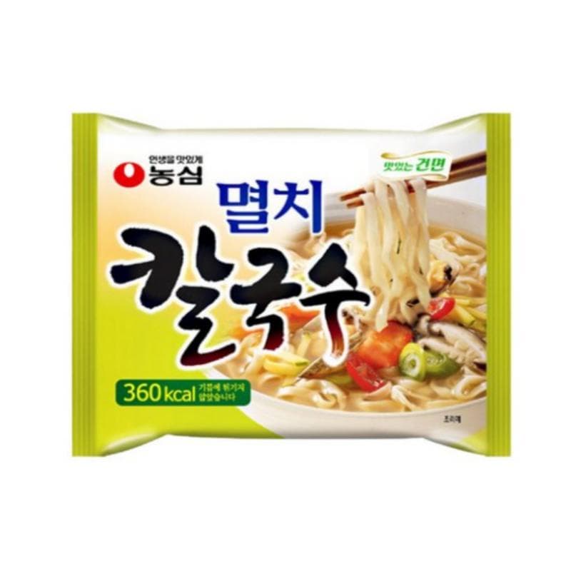 Nongshim Anchovy Kalguksu Soupe de Nouilles Coupées au Couteau 98g (2 possibilités)