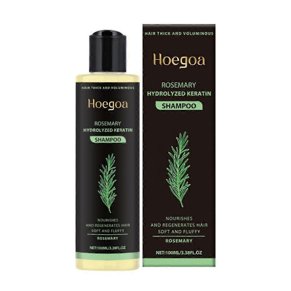 Shampoing Croissance Cheveux Romarin Bio Tgideas pour Femmes et Hommes - Shampoing Épaississant et Fortifiant Naturel avec Kératine Hydrolysée pour