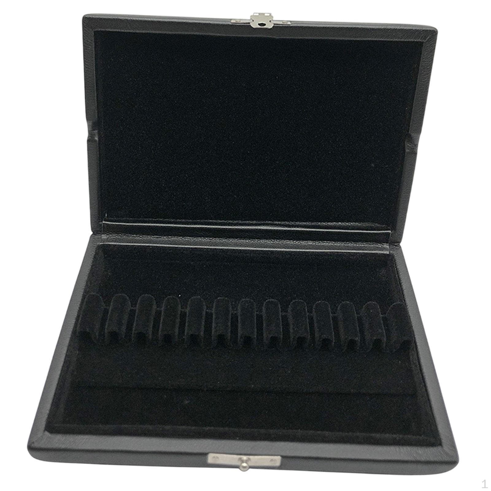 Boîte d'anches pour hautbois Étui de transport pour basson 12 emplacements Accessoires pour instruments de musique Double couche