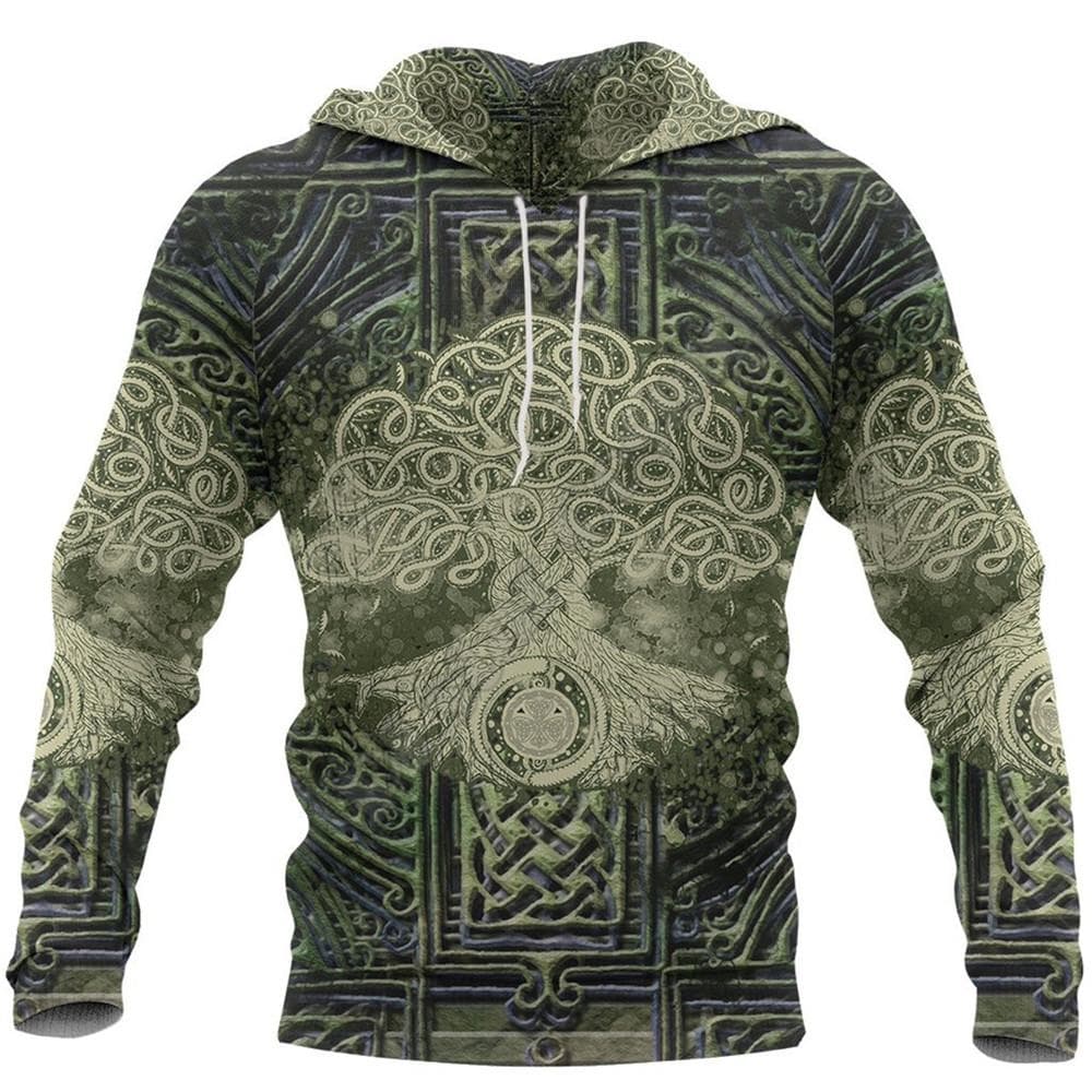 Irish celtic tree of life 3D Printed Hoodies Fashion Pullover Men For Women Sweatshirts Sweater Cosplay Costumes 01 cm