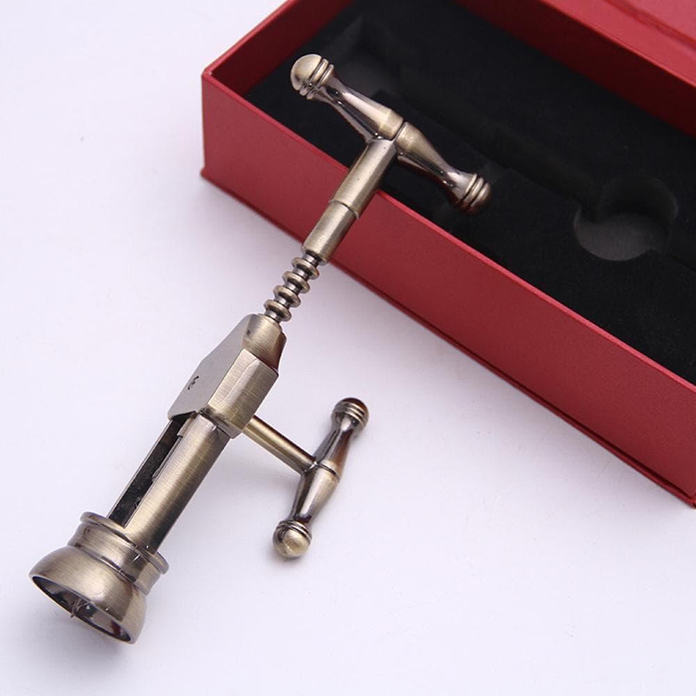 Ouvre-bouteille de vin en alliage de Zinc, Vintage, tire-bouchon, ouvre-bouteille en métal, conception à levier, tire-bouchon pour le vin, outils de